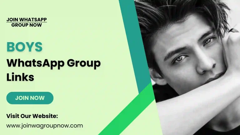 Boys WhatsApp Group Links