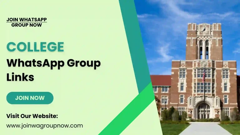 College WhatsApp Group Links